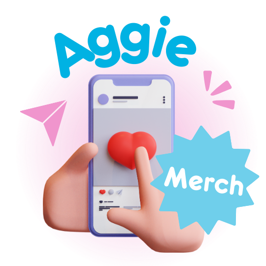 Aggie Merch Draw Logo