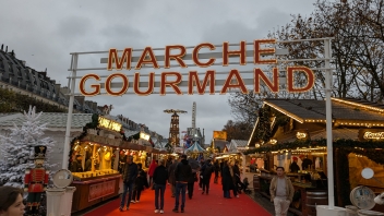 sign outside of Marche Gourmand