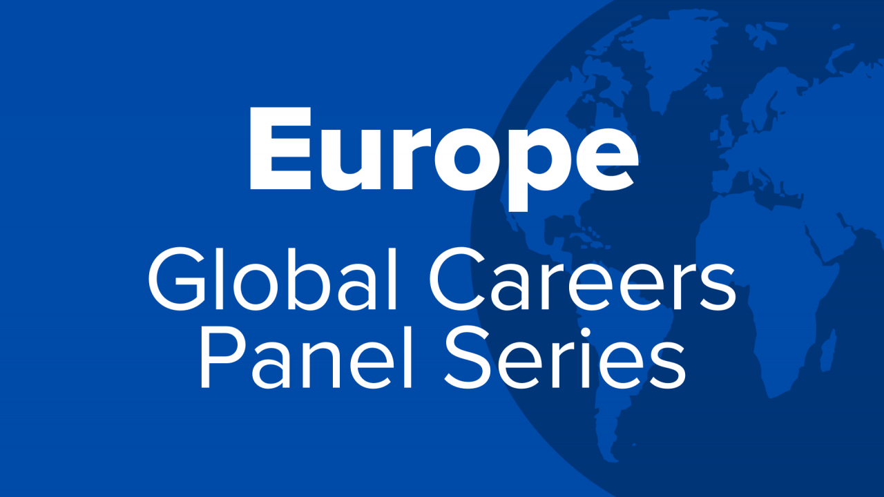 Europe Global Careers Panel Series