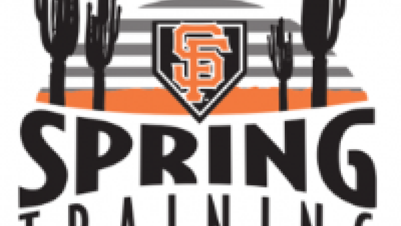 San Francisco Giants Logo, spring training text 