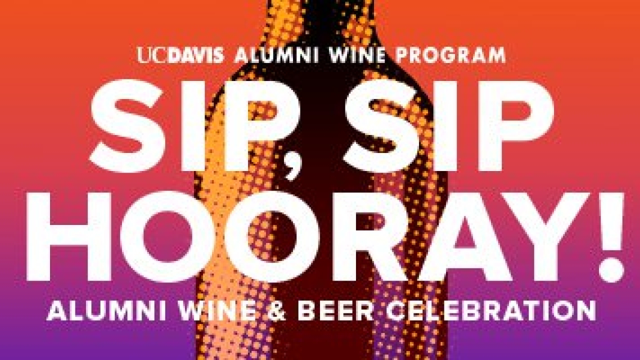 Alumni wine and beer celebration logo