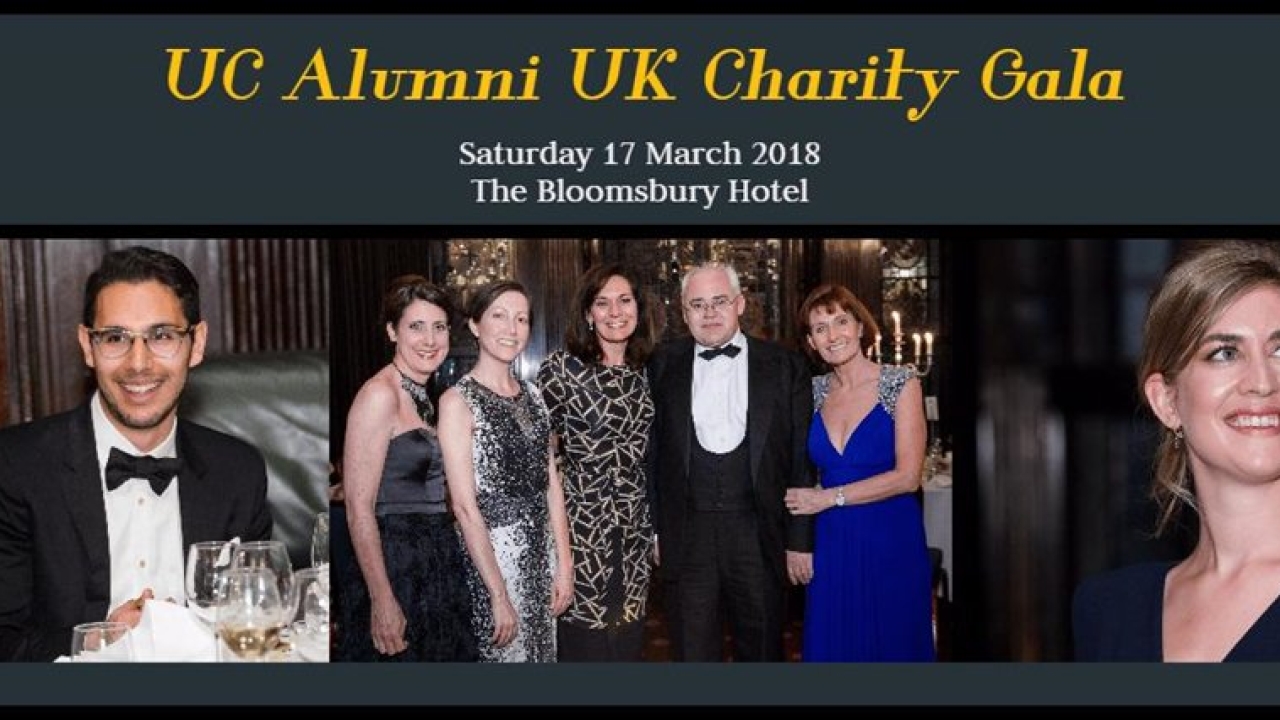 UC UK Charity Gala banner