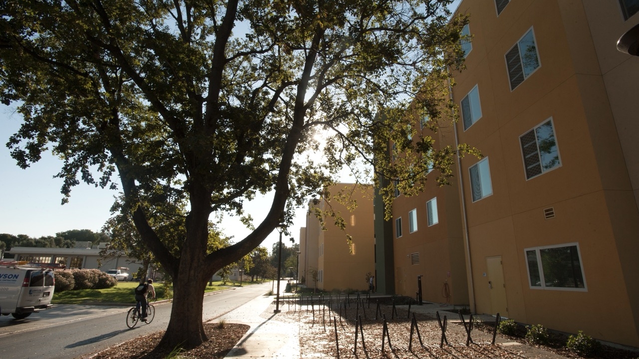 Outside of tercero dorm buildings