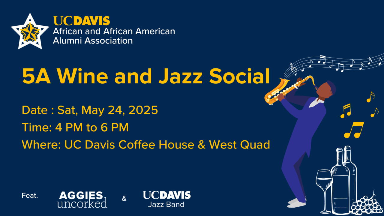 5A Wine and Jazz, May 24th Event Invitation - UCD Coffee House