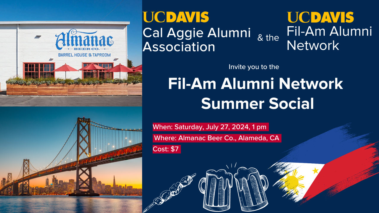 Fil-Am Summer Social advertising flyer, Alameda, July 27th. 