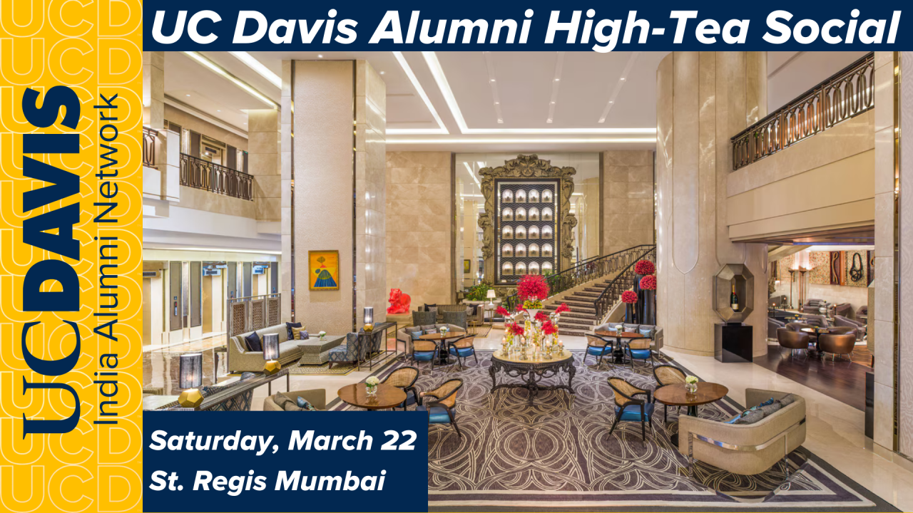 India Alumni Network Mumbai Social Marketing image with photo of the St Regis Mumbai