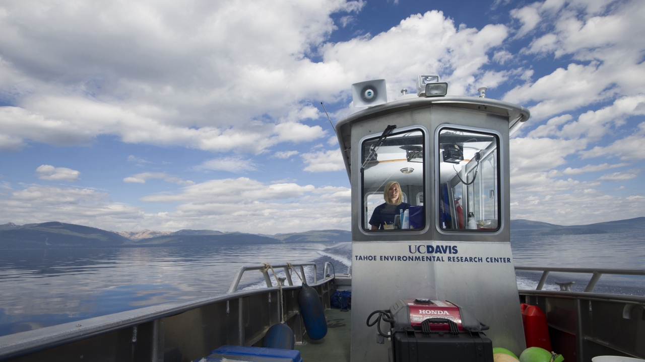 UC Davis Tahoe Environmental Research Center Boat