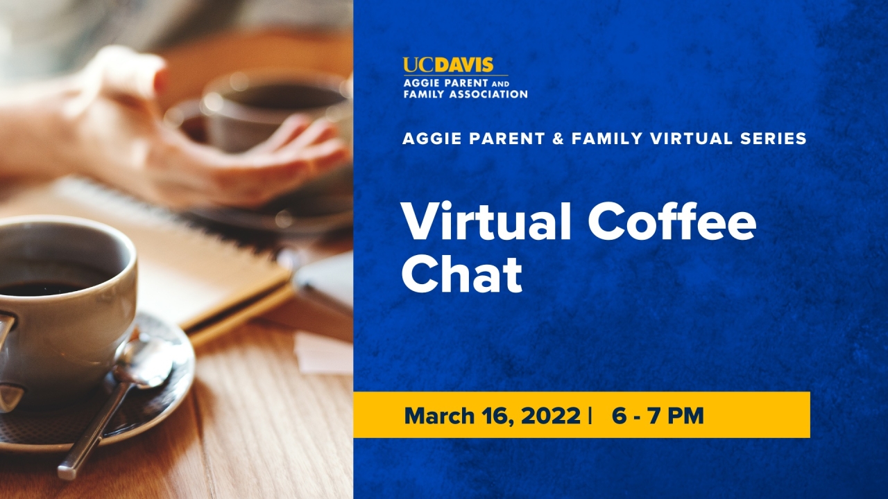 virtual coffee chat for parents on March 16th from 6pm - 7pm 