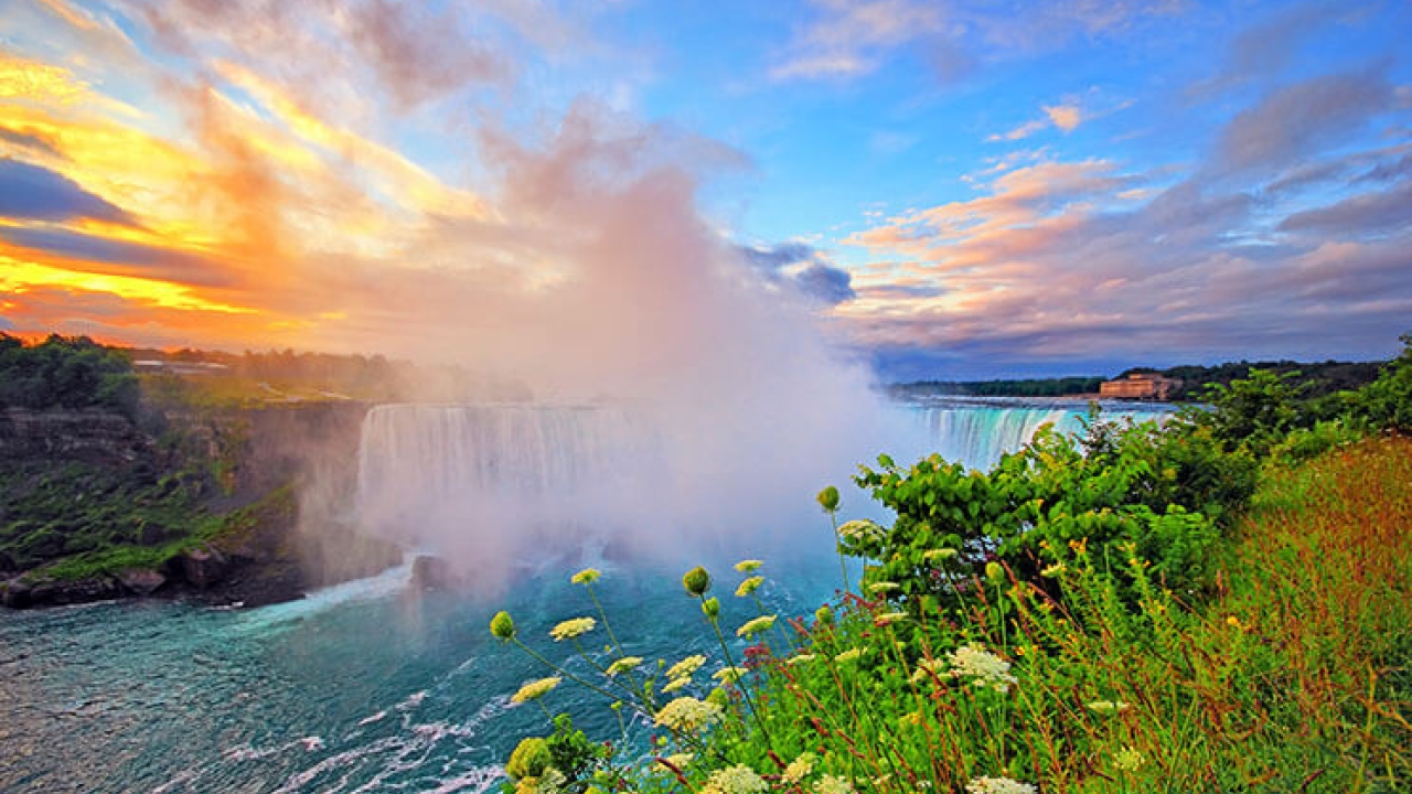 View of Niagara Falls while on the Magestic Great Lakes trip.