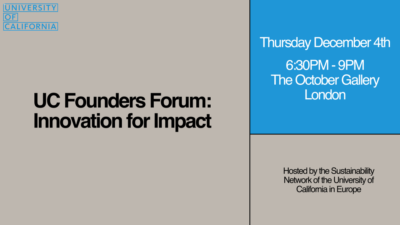UC Founders Forum