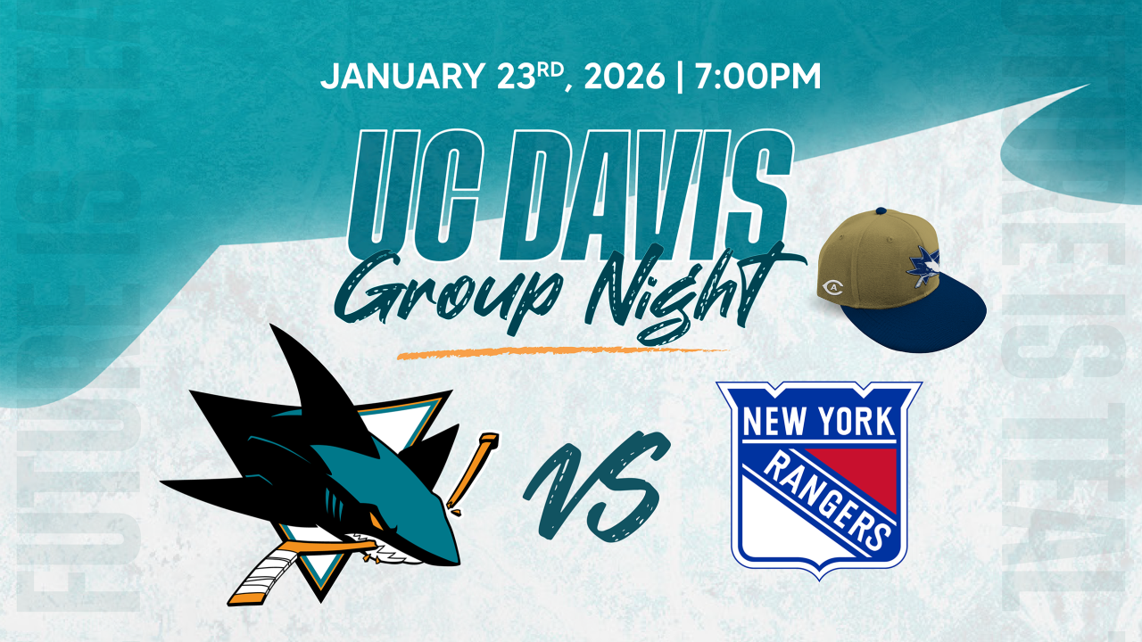 UC Davis Group Night at the San Jose Sharks, January 23, 2026 at 7pm