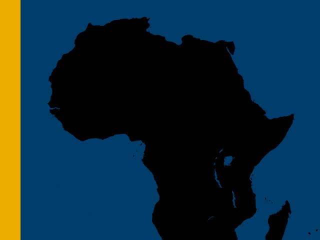 Outline of the African continent