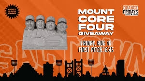 Image of Mount Core Four Giants giveaway promotional item