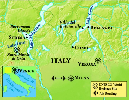 Map of Italy 