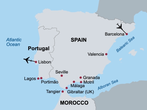 spain map