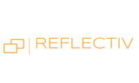 Orange logo that says "REFLECTIV"