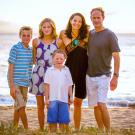 Erin Glanville and her husband, Jeff, enjoy a vacation in Maui with their three kids.