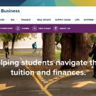 Screenshot of Student Resources Website