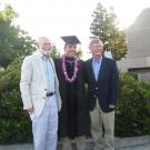 Dale McBride (left), Tom (middle), and Don (left) at Tom and Brooke's graduation.