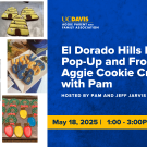 Pictures of cookies next to event text