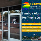 Lambda Alumni Picnic Day Mixer Invitation for Friday, April 11th from 5:00 pm to 7:00 pm at Dunloe Brewing in Downtown Davis