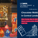 Invitation to London Chocolate Walking Tour on May 12th, 2024.