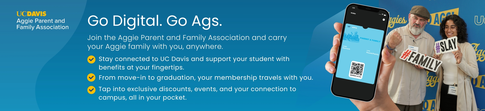 Become a Member and support the Greenest University and Carry the Aggie Network in Your Wallet!